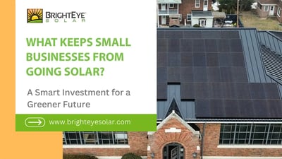 What Keeps Small Businesses From Going Solar?