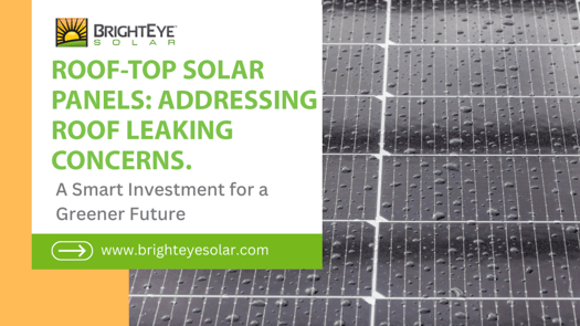 Blog SOLAR PANEL LEAKING CONCERNS