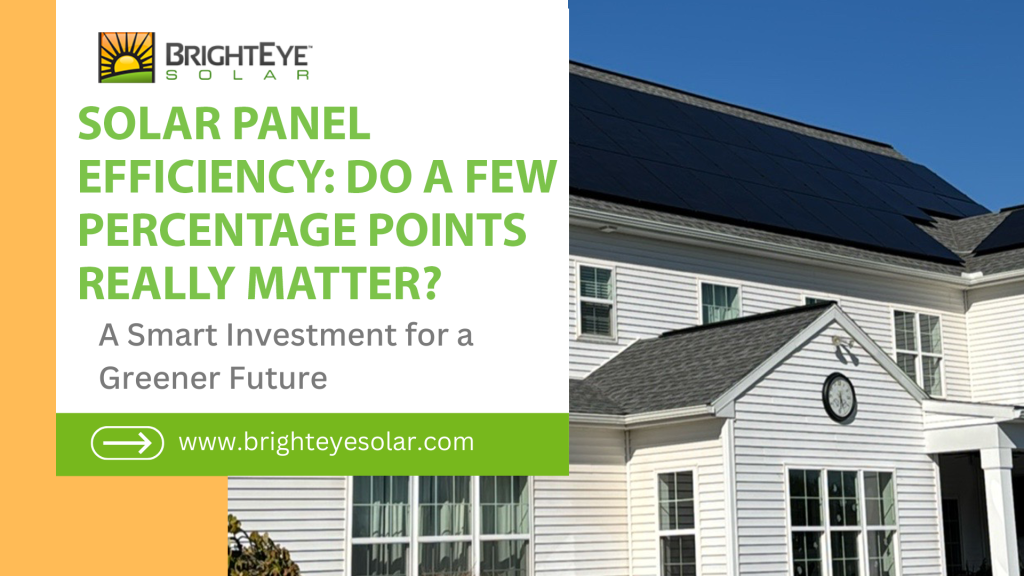 Solar Panel Efficiency: Does a Few Percentage Points Really Matter?